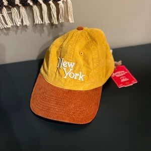 Corduroy New York urban outfitters hat